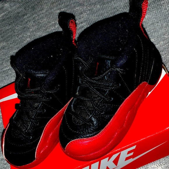 Jordan Other - 🧿RESERVED‼️🧿 Unisex Baby Red & Black Vintage J’s